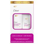 Kit Shampoo 350ml + Condicionador 150ml Dove Cachos Esculturais + Ácido Linoleico