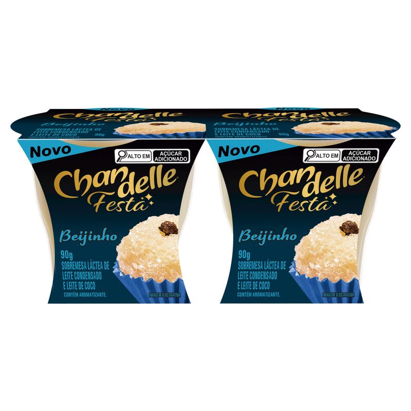 Sobremesa Láctea Beijinho Chandelle Festa Pote 90g