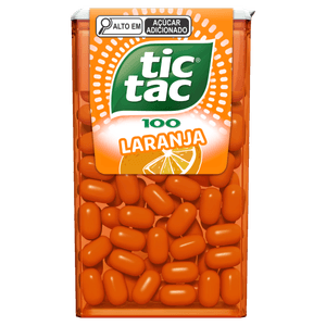 Pastilha Laranja Tic Tac Caixa 49g