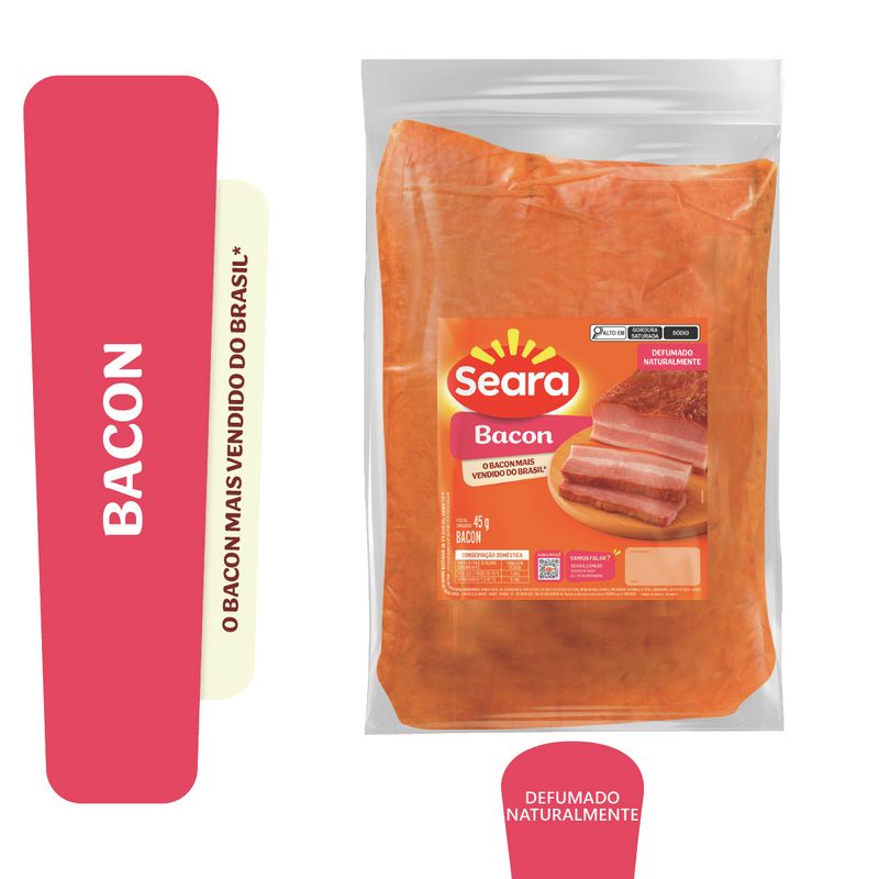 Bacon Defumado em Pedaços Seara Kg