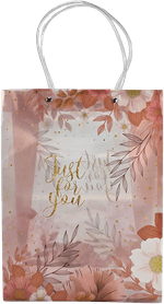 Sacola Presente Koti Flower 33x25cm
