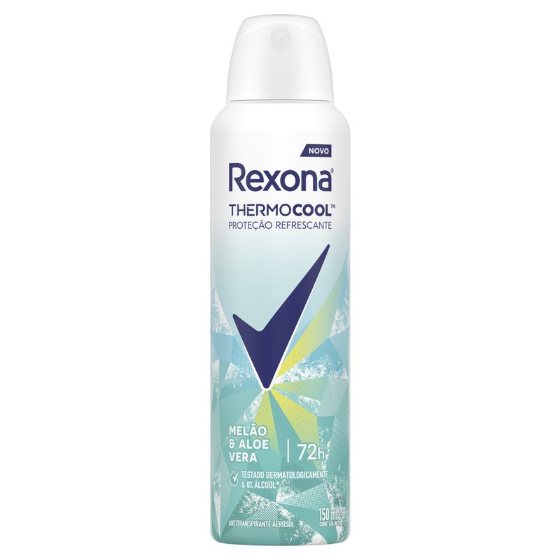 Antitranspirante Aerossol Melão & Aloe Vera Rexona Thermocool 150ml Spray
