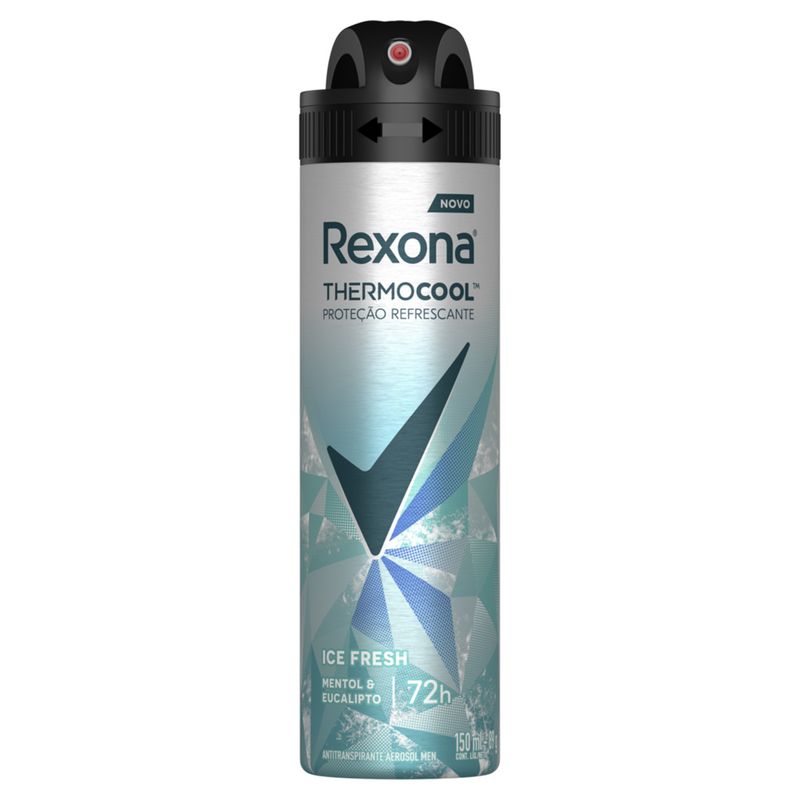 Antitranspirante Aerossol Ice Fresh Rexona Men Thermocool 150ml Spray