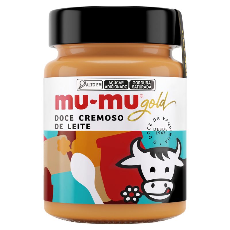 Doce de Leite Cremoso Mu-Mu Vidro 420g