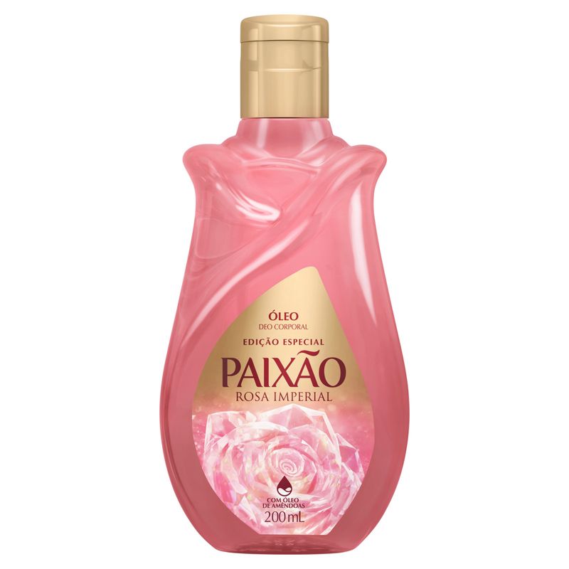 Óleo Corporal Rosa Imperial Paixão Frasco 200ml