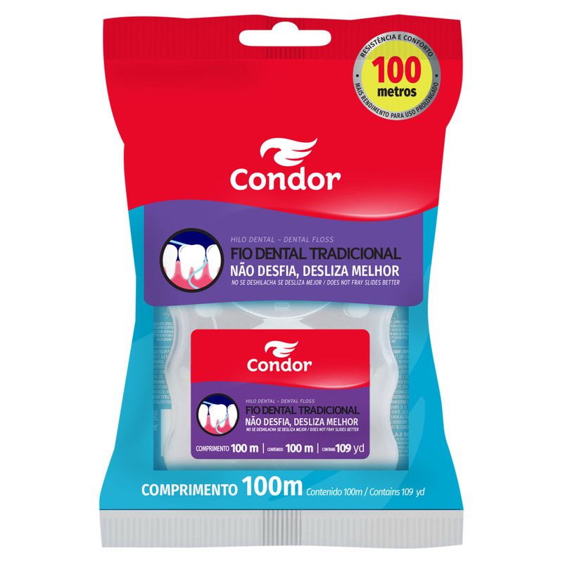 Fio Dental Tradicional Condor 100m