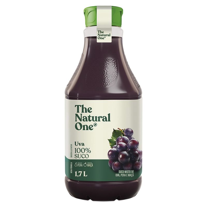 Suco Misto Uva, Pera e Maçã The Natural One Ambiente Garrafa 1,7l