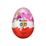 Ovo de Chocolate ao Leite Recheio ao Leite Barbie Kinder 20g