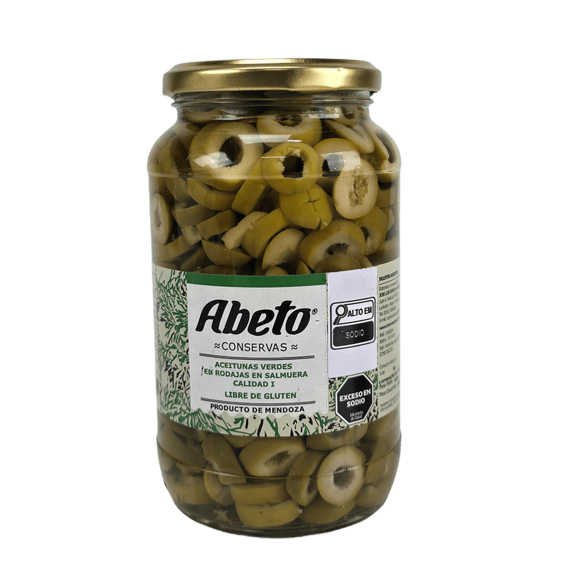 Azeitona Verde Abeto Fatiada Vidro 340g