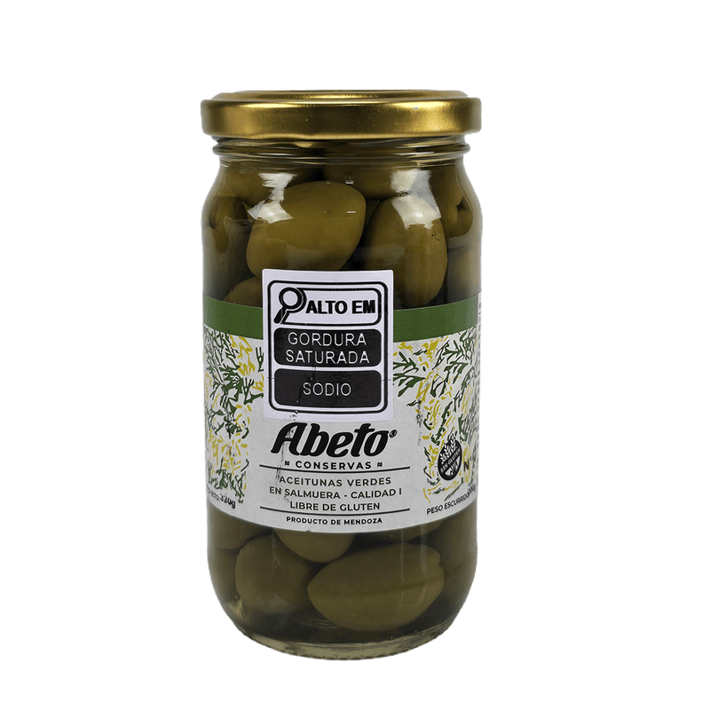 Azeitona Verde Abeto com Caroço Vidro 200g