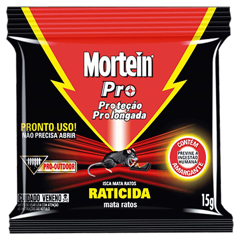 Raticida Mortein Pro Pacote 15g