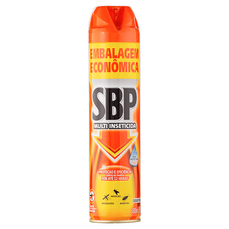 Multi-Inseticida Aerossol SBP Frasco 380ml Embalagem Econômica