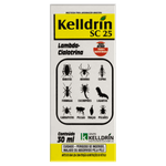 Inseticida Jardinagem Amadora Kelldrin SC 25 Caixa 30ml