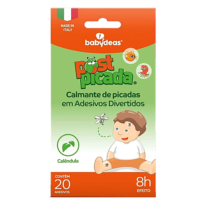 Post Calmante de Picadas em Adesivos Divertidos Cartela 20 unidades