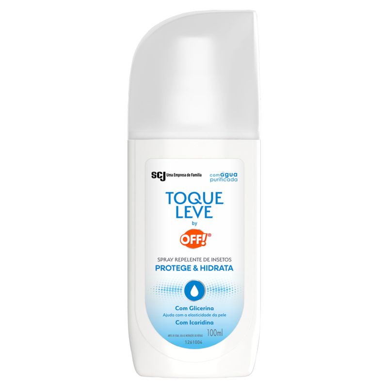 Repelente Aerossol sem Perfume Off! Toque Leve Frasco 100ml Spray