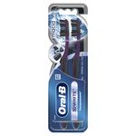 Escova Dental Macia Carvão Oral-B 3D White 2 Unidades