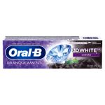 Creme Dental Carvão Menta Refrescante Oral-B 3D White Caixa 70g