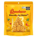 Biscoito de Natal Leite com Lascas de Chocolate Bauducco Pouch 90g