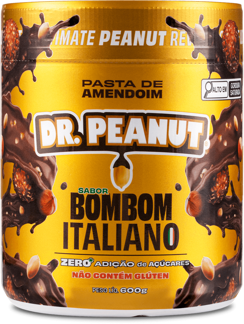 Pasta Amendoim Dr  Peanut Bombom Italiano 600g