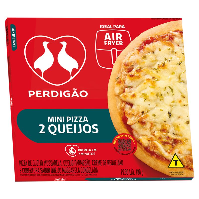 Minipizza 2 Queijos Perdigão Caixa 180g