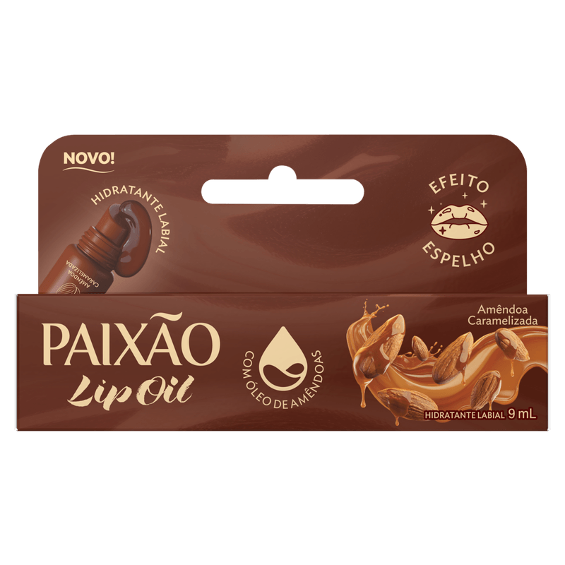 Lip Oil Amêndoa Caramelizada Paixão Caixa 9ml