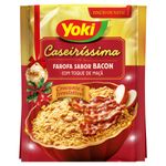 Farofa de Mandioca Bacon Yoki Caseiríssima Pacote 200g Edição de Natal