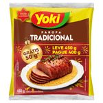 Farofa de Mandioca Tradicional Yoki Pacote Leve 450g Pague 400g