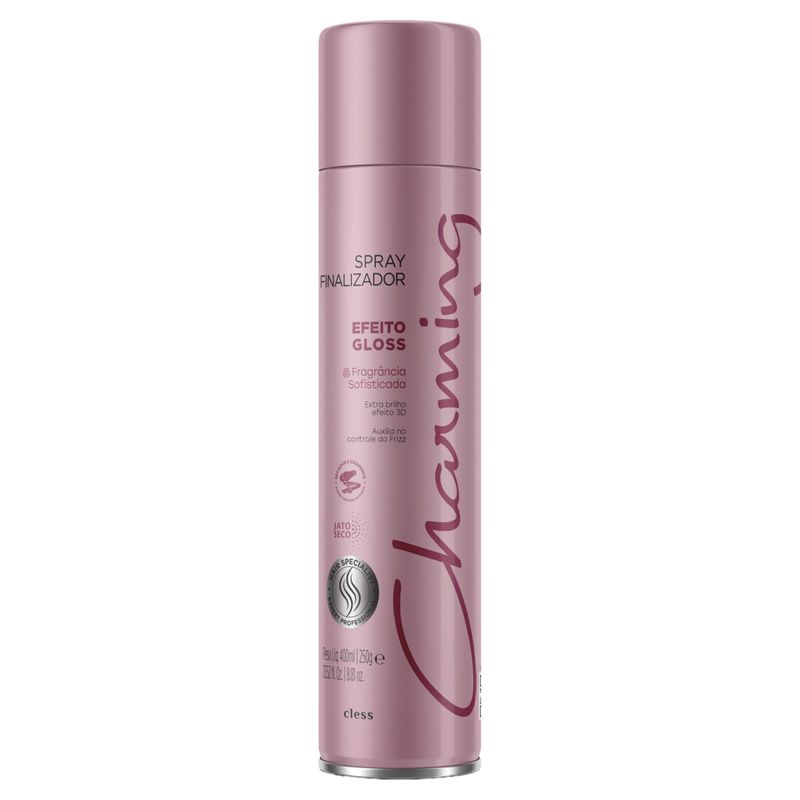 Finalizador Jato Seco Gloss Charming Frasco 400ml Spray