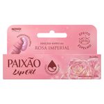 Lip Oil Baunilha Paixão Caixa 9ml Edição Especial Rosa Imperial