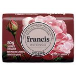 Sabonete Barra Rosas Francis Intenso Envoltório 80g