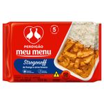 Strogonoff de Frango com Arroz Branco Perdigão Meu Menu Pacote 300g