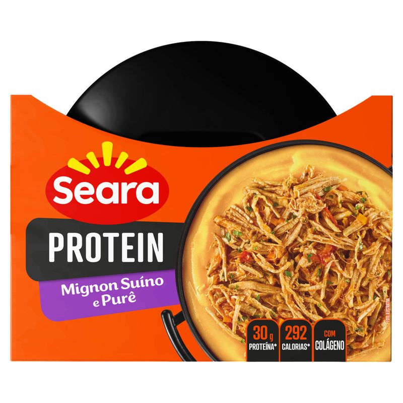 Filé Mignon Suíno com Purê Seara Protein Pote 270g