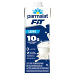 Leite UHT Desnatado Zero Lactose Parmalat Fit Caixa com Tampa 1l