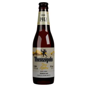 Cerveja Lager Puro Malte sem Glúten Therezópolis Garrafa 355ml