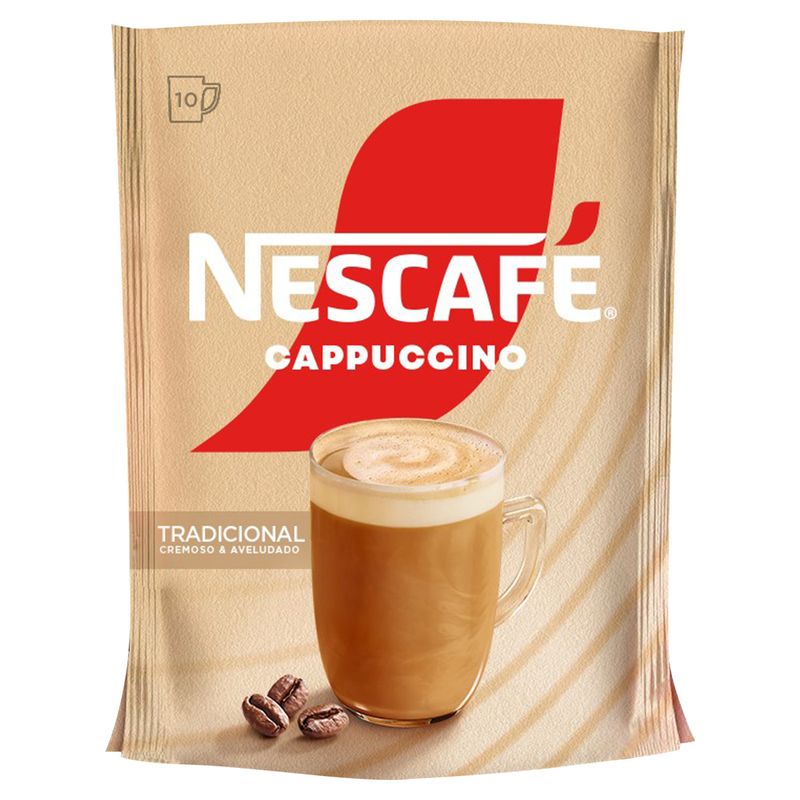 Cappuccino Pó Solúvel Tradicional Nescafé Sachê 160g