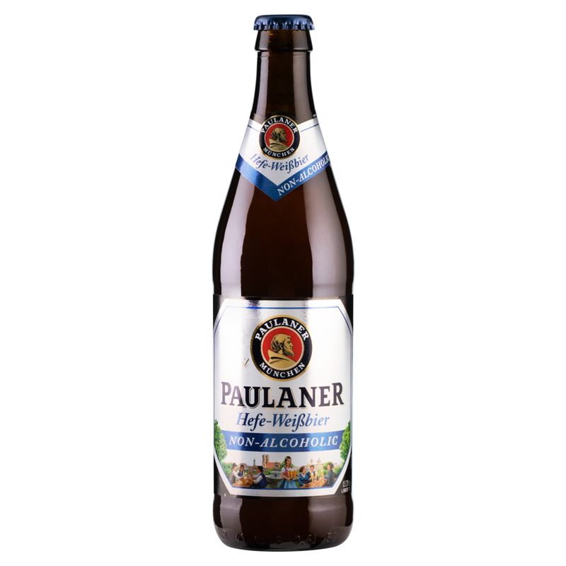 Cerveja Hefe-Weissbier Não Alcoólica Paulaner Garrafa 500ml