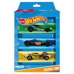 Escova Dental Macia Hot Wheels Condor Trip Cabeça M 3 Unidades