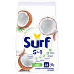 Lava-Roupas Pó Cuidado do Coco Surf Pacote 2,4kg