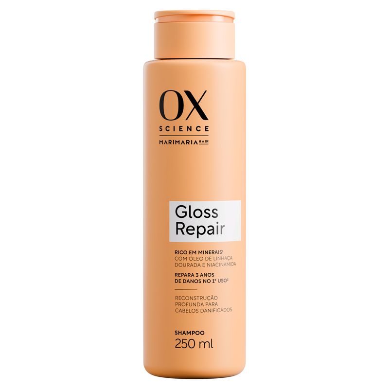 Shampoo Mari Maria Hair OX Science Gloss Repair Frasco 250ml