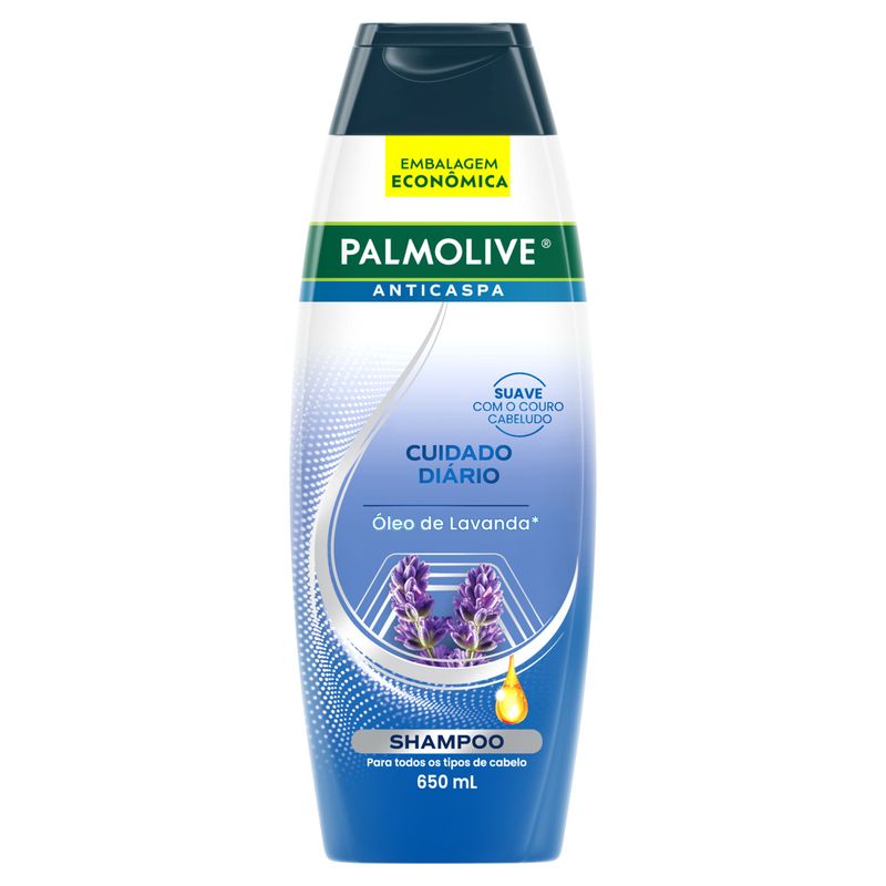 Shampoo Anticaspa Palmolive Cuidado Diário Frasco 650ml Embalagem Econômica