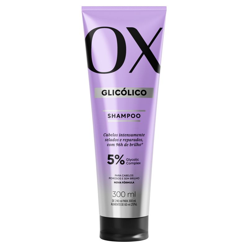 Shampoo OX Glicólico Bisnaga 300ml