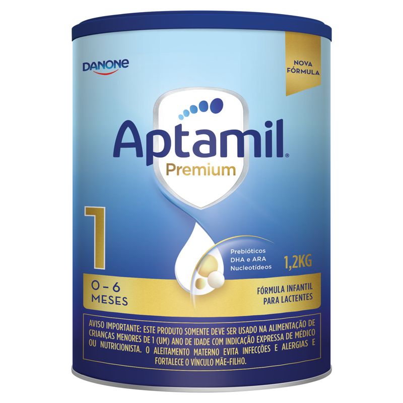Fórmula Infantil para Lactentes Aptamil Premium 1 Lata 1,2kg