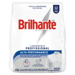 Lava-Roupas Pó Concentrado Lavanderia Brilhante Alta Performance Pro Pacote 4kg