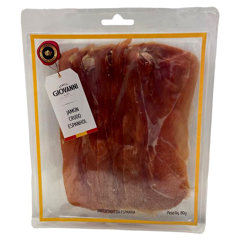 Presunto Cru Fatiado Espanhol Ceratti 80g