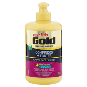 Creme para Pentear Niely Gold Compridos + Fortes Frasco 280g