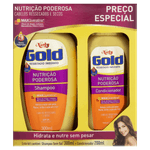 Kit-Shampoo-300ml---Condicionador-200ml-Niely-Gold-Nutricao-Poderosa