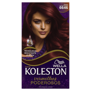 Kit Coloração Creme 6646 Cereja Wella Koleston Vermelhos Poderosos