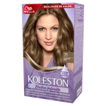 Kit Coloração Creme 71 Louro Cinza Médio Wella Koleston