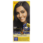 Kit Coloração Creme 3 0 Castanho Escuro Niely Cor&Ton
