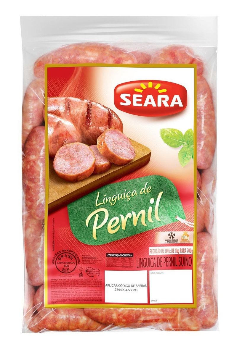 Linguica-de-Pernil-Suino-Seara-Pacote-700g